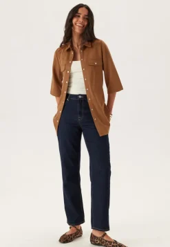 Happy Holly Faux Suede Shirt