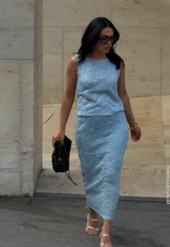 BUBBLEROOM Flower Mesh Skirt