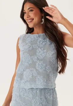 BUBBLEROOM Flower Mesh Top