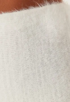 BUBBLEROOM Fluffy Knitted Short Skirt