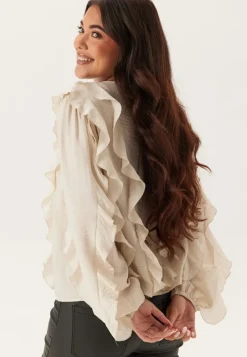 Happy Holly Frill Blouse