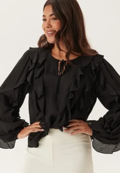 Happy Holly Frill Blouse