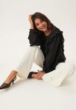 Happy Holly Frill Blouse