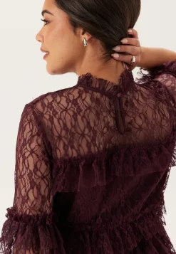 BUBBLEROOM Frill Lace Blouse