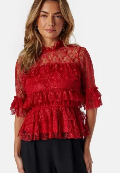 BUBBLEROOM Frill Lace Blouse