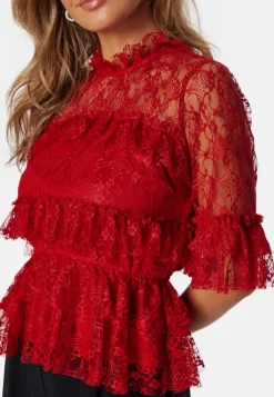 BUBBLEROOM Frill Lace Blouse