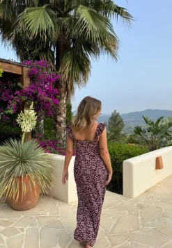 BUBBLEROOM Frill Maxi Dress