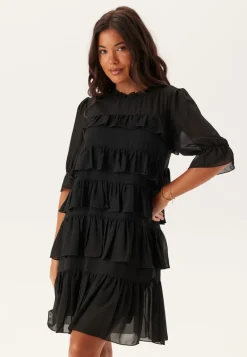 BUBBLEROOM Frill Short Dress