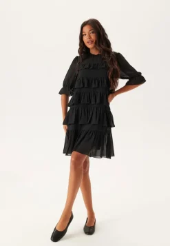BUBBLEROOM Frill Short Dress