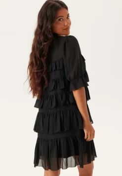 BUBBLEROOM Frill Short Dress