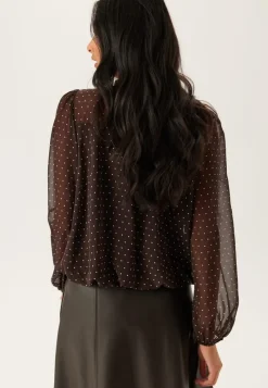 BUBBLEROOM Frill Tie Blouse