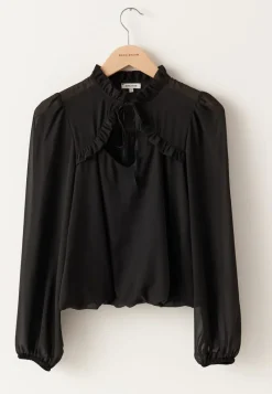 BUBBLEROOM Frill Tie Blouse