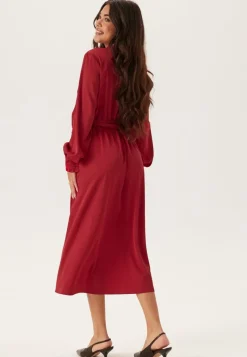 Happy Holly Frill Wrap Dress