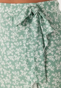 Happy Holly Frill Wrap Skirt