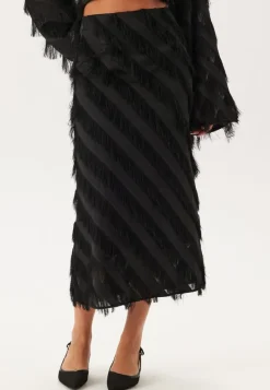 Bubbleroom Occasion Fringe Midi Skirt