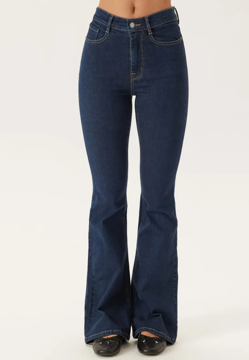 BUBBLEROOM High Flare Superstretch Jeans