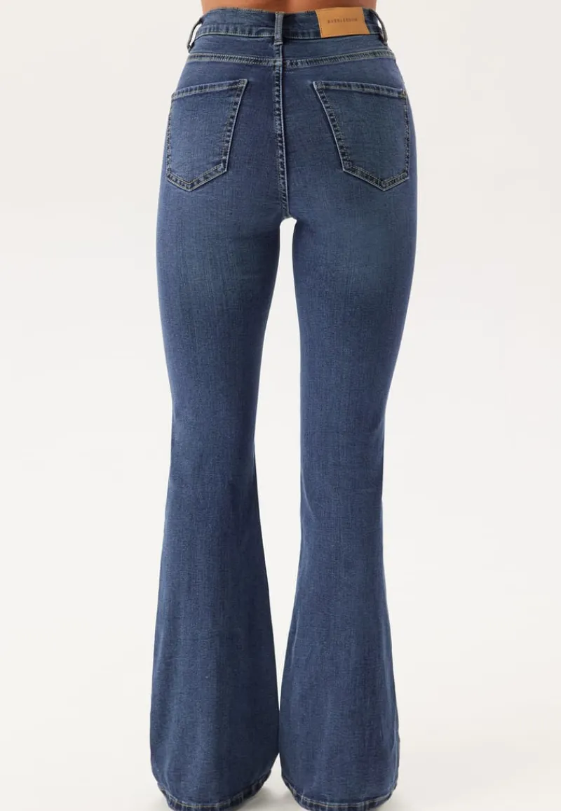 BUBBLEROOM High Flare Superstretch Jeans