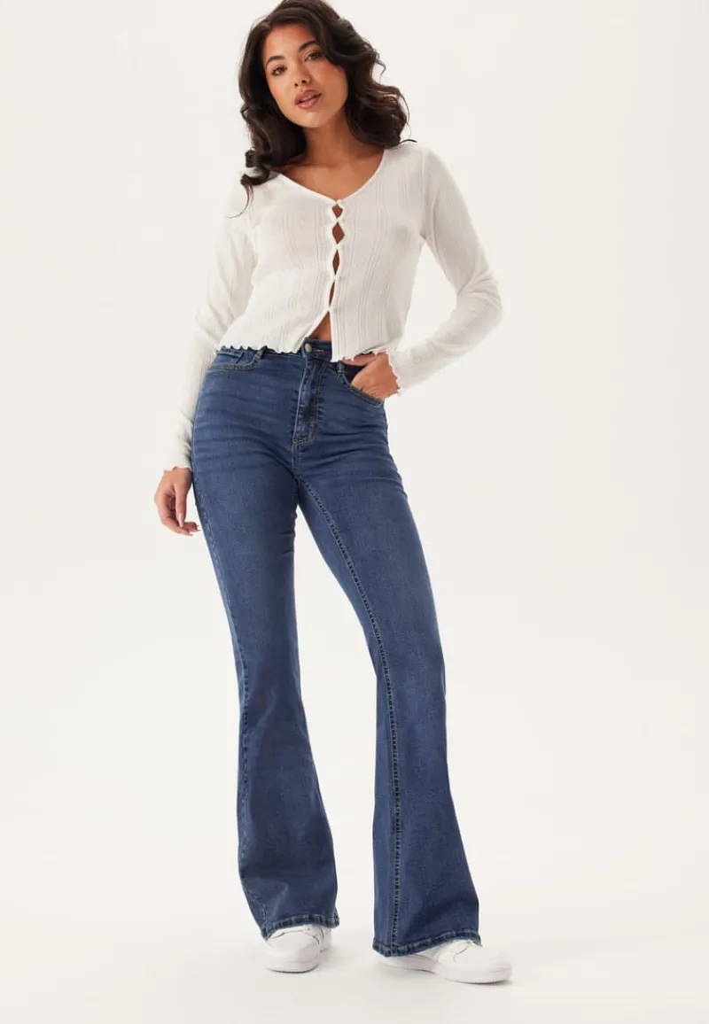 BUBBLEROOM High Flare Superstretch Jeans
