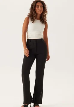 BUBBLEROOM High Waist Flared Suit Trousers