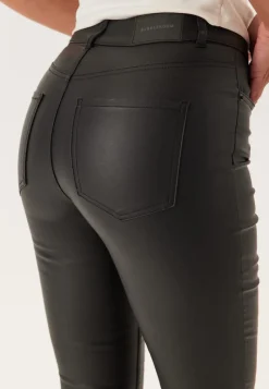 BUBBLEROOM High Waist Slim Coated Jeans