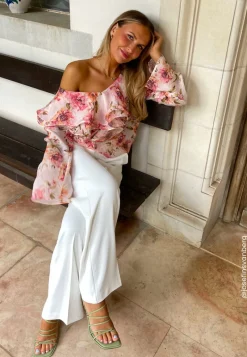 Happy Holly High Waist Wide Suit Pants