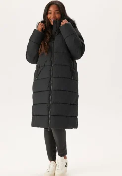 Happy Holly Hooded Padded Long Jacket