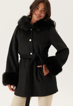Chiara Forthi Hooded Wool Blend Coat