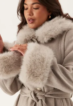 Chiara Forthi Hooded Wool Blend Coat