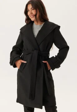 Happy Holly Hooded Wool Mix Coat