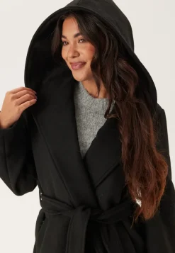 Happy Holly Hooded Wool Mix Coat