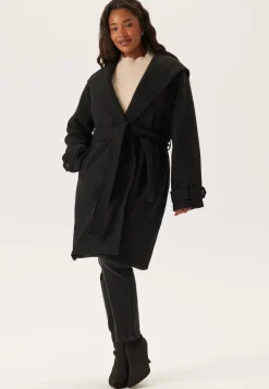 Happy Holly Hooded Wool Mix Coat