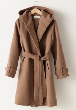 Happy Holly Hooded Wool Mix Coat