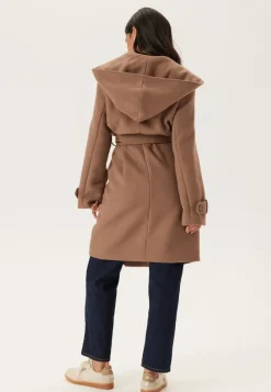 Happy Holly Hooded Wool Mix Coat