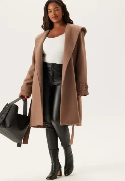 Happy Holly Hooded Wool Mix Coat