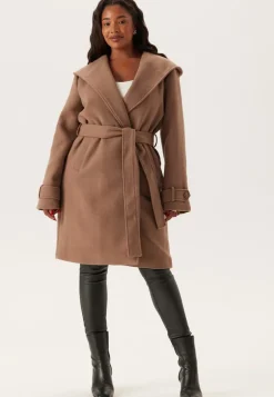 Happy Holly Hooded Wool Mix Coat