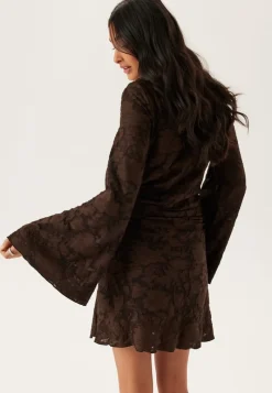 Bubbleroom Occasion Jacquard Stretch Short Dress