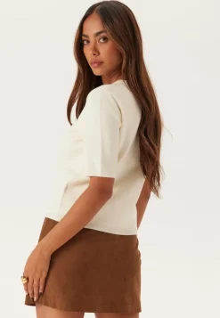 BUBBLEROOM Knitted Gold Button Cardigan