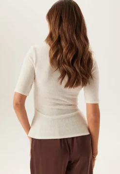 BUBBLEROOM Knitted Peplum Top