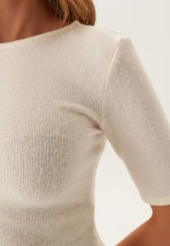 BUBBLEROOM Knitted Peplum Top