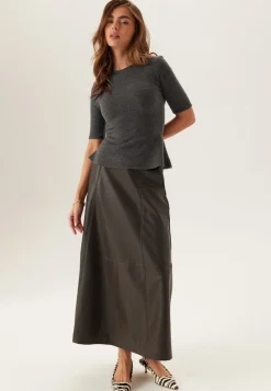 BUBBLEROOM Knitted Peplum Top