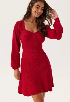 BUBBLEROOM Knitted Short Skater Dress