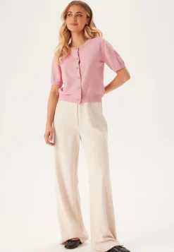 BUBBLEROOM Knitted Short Sleeve Cardigan