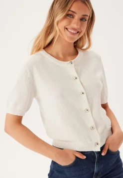 BUBBLEROOM Knitted Short Sleeve Cardigan