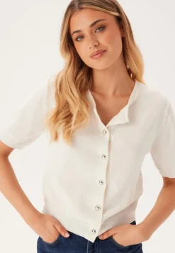 BUBBLEROOM Knitted Short Sleeve Cardigan