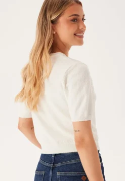 BUBBLEROOM Knitted Short Sleeve Cardigan