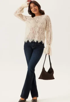 Emelie Olson X Bubbleroom Lace Bow Blouse