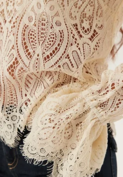 Emelie Olson X Bubbleroom Lace Bow Blouse