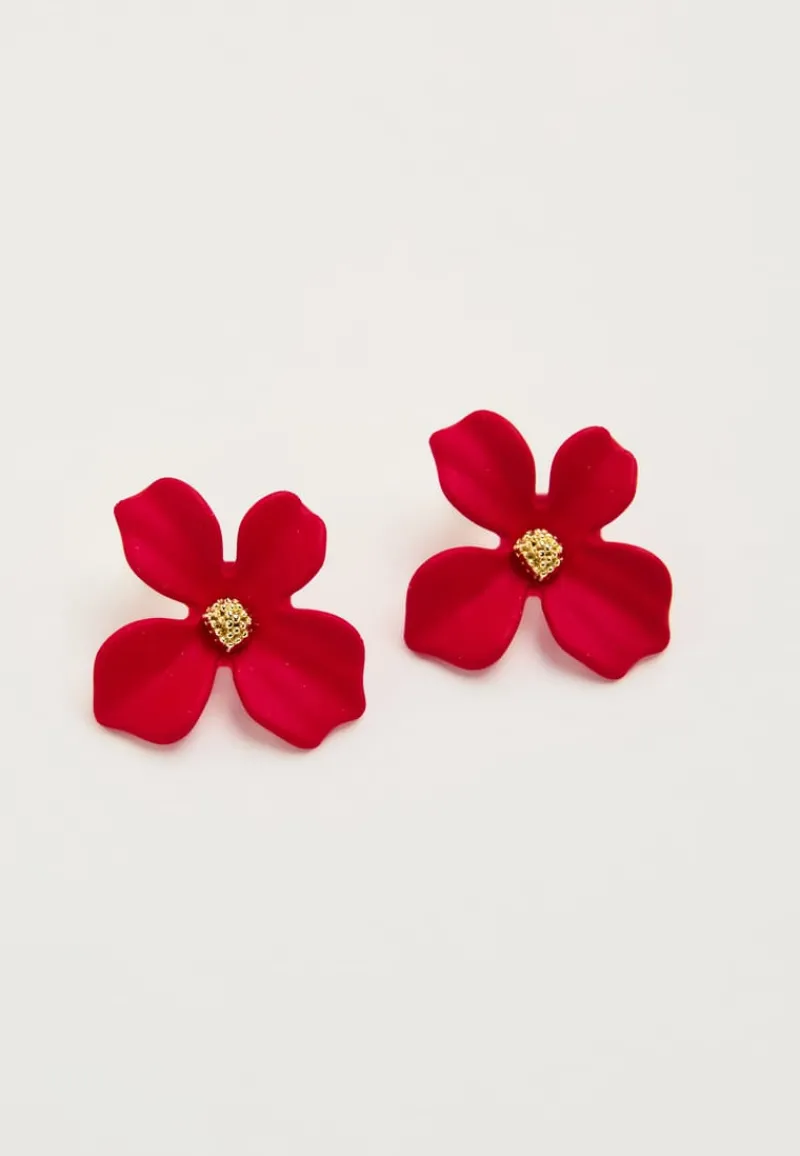 BY JOLIMA Lilly Flower Earring