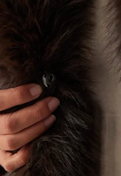 Chiara Forthi Long Faux Fur Coat