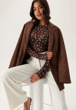 BUBBLEROOM Long Sleeve Mesh Top